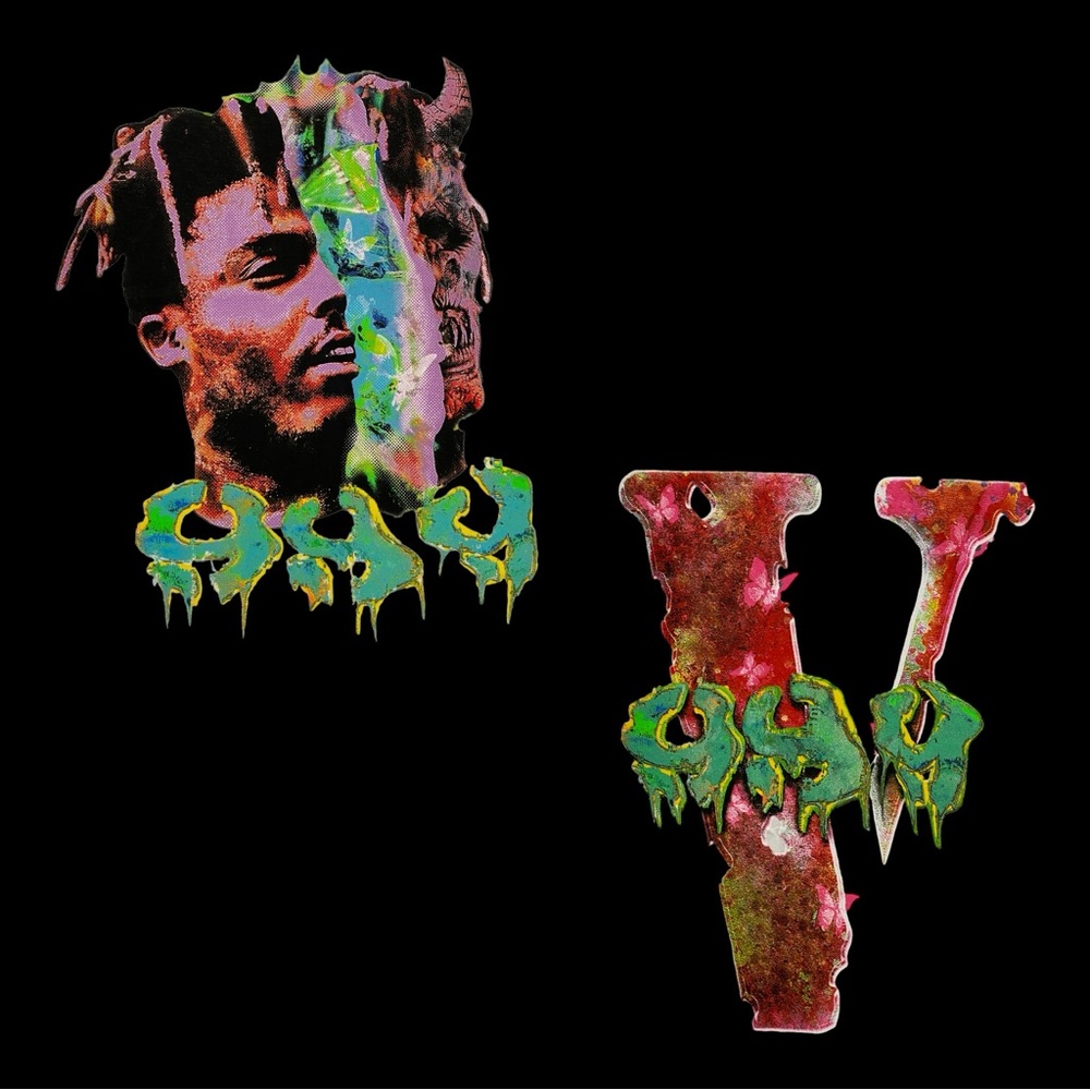 Vlone x Juice Wrld Fighting Demons 999 Tee - Picture 5 of 5